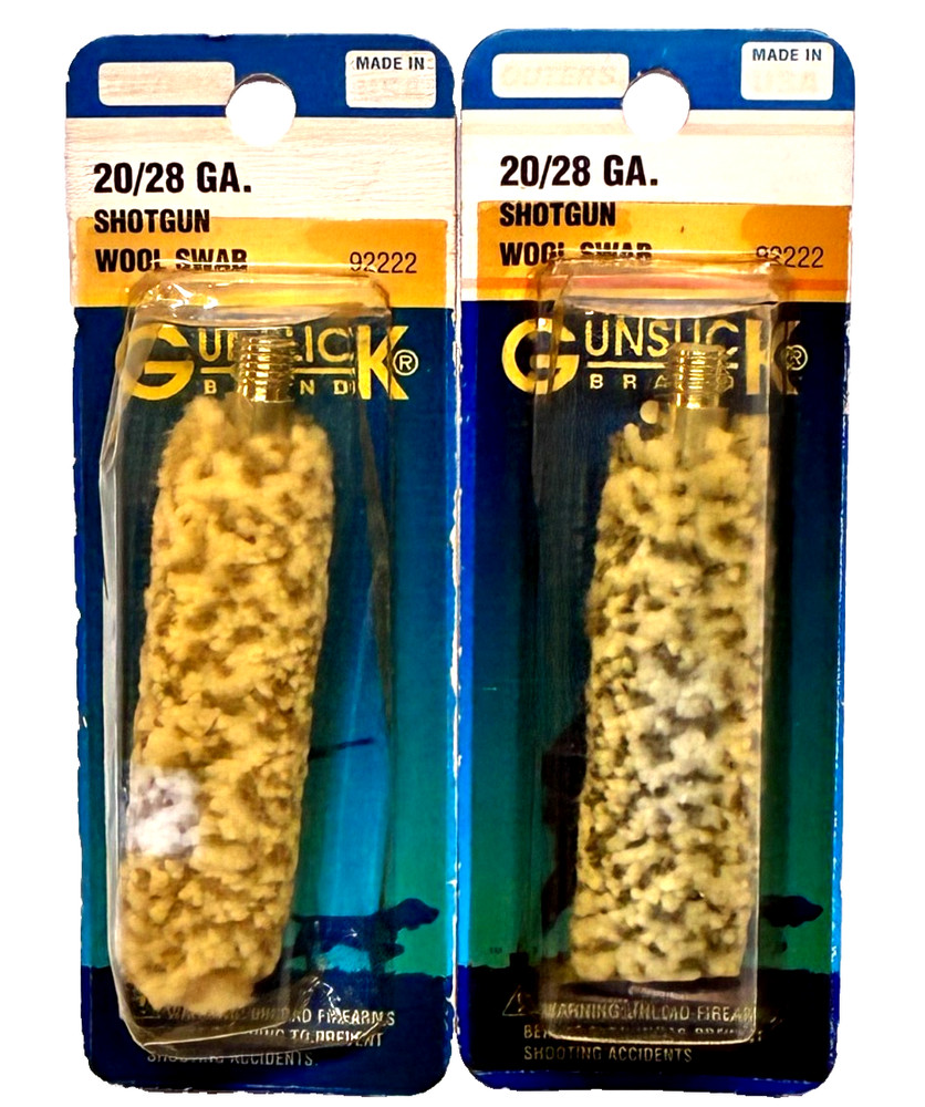 SET OF 2 Outers 20/28 Gauge Shotgun Wool Swab 92222