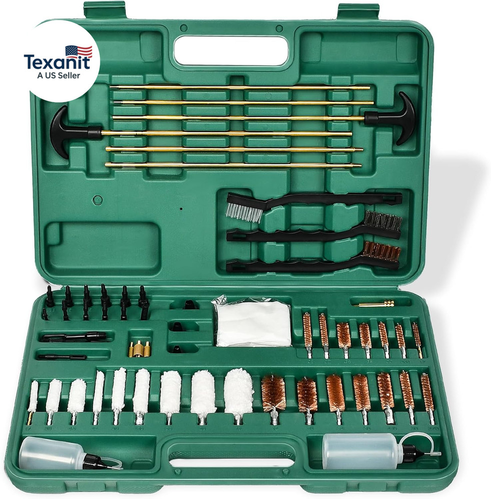 Universal Gun Cleaning Kit for Caliber Pistol Rifle Handgun Shotgun Hunting Clea