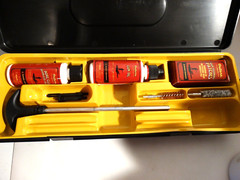 Outers Pistol Cleaning Kit For .357, .380,.38 Calibers/9mm 8-piece for Gun Care