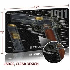 TEKMAT ARMORERS BENCH MAT 11″X17″ 1911 PISTOL CUT AWAY