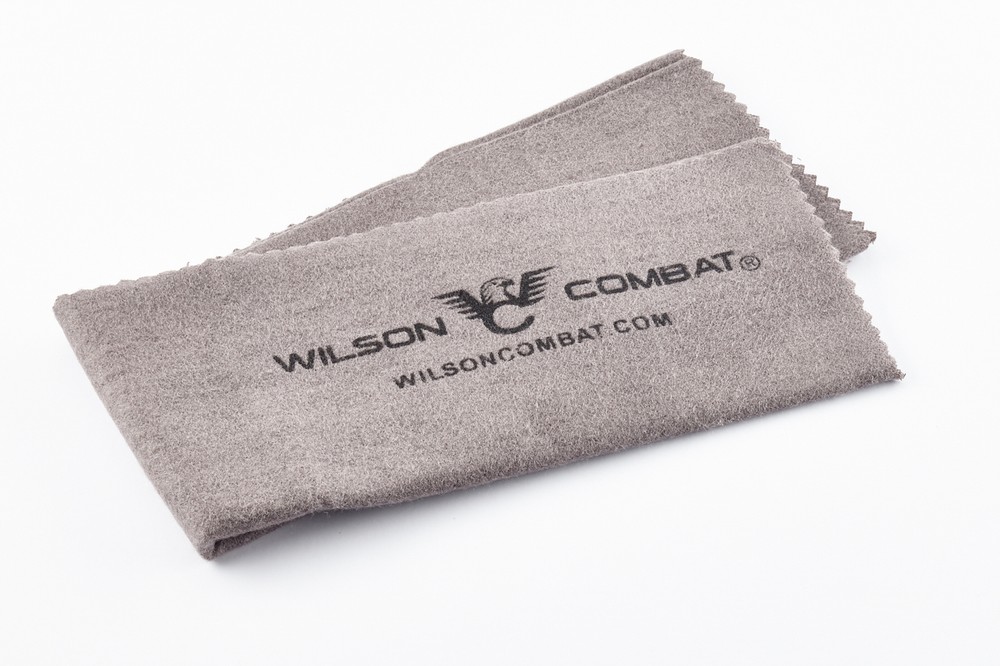 Wilson Combat Silicone Gun & Reel Cleaning Cloth, Gray, WC Logo 267
