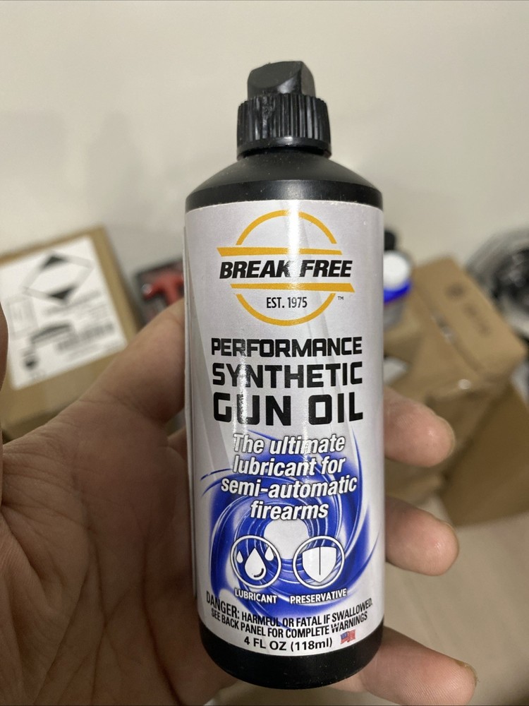 Break Free Synthetic Performance Gun Oil Lubricant Great for Semi-Autos LP-4-1