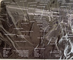 Tekmat AR15- Cut Away Cleaning Mat Black Ultra Long 35 x 12 Inch Pack of 1