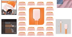 Versatile 1000 Pcs Foam Swabs with Large Rectangular Tips for Precision Cleaning