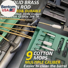 Gun Cleaning Kit, Universal Gun Cleaning Kit for All Caliber Shotgun Pistol Rifl