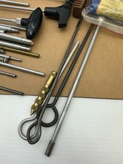 Lot 50+ Pcs Vintage Antique Gun Cleaning Rods Brass Aluminum Rifle Outers Hoppes