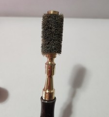 Brass Bore Brushes James Dixon & Sons K Skeggles England Eley Turn Screw Vintage