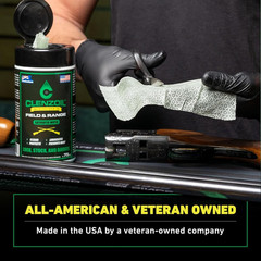 Field & Range Single-Use Saturated Gun Oil Wipe Packets | Individual CLP Wipes |