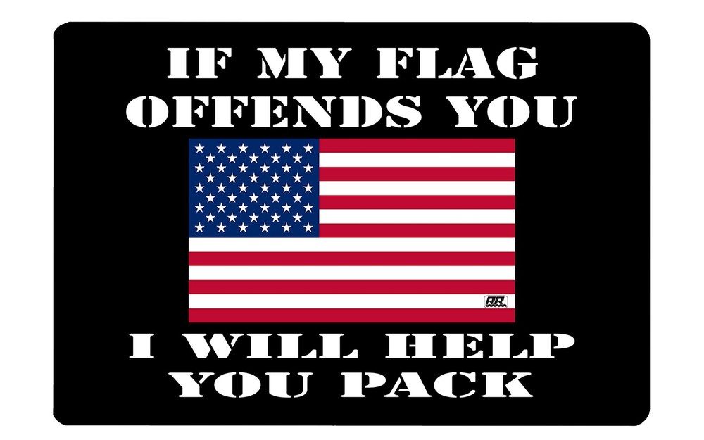 USA American Flag I’ll Help Pack Gun Cleaning Mat Bench Pad Gift for Gun Owne…