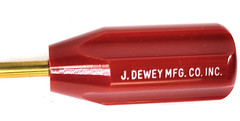 J DEWEY Professional Chamber Cleaning Rod w Brush 6.8mm 8-32 Thread (CHR-6.8)