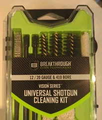 Fact Sealed Breakthrough Vision Series Shotgun Cleaning Kit 12/20 Gauge 410 Bore