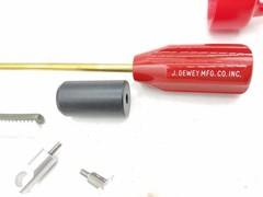 J Dewey .556 Lug Recess Cleaning Kit with Rod, Head Brush, Mop, Model L-16