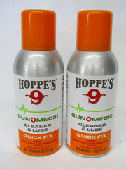 Lot of 2 Hoppe’s No. 9 Gun Medic Quick Fix Cleaner/Lubricant 4 oz Aerosol
