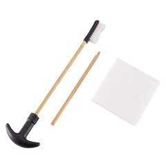 .357/.38/9mm.40.45 Caliber Pistol Cleaning Kit Brass Brush Jag and Cotton Mops