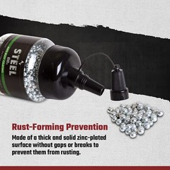 Air Venturi Steel BBS.177 Cal, 5.1 Grains, Zinc-Plated, 2,500ct
