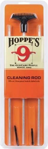 Hoppe’s No. 9 3PS17 Steel Cleaning Rod .17/.204 Cal Rifle 3-Pc