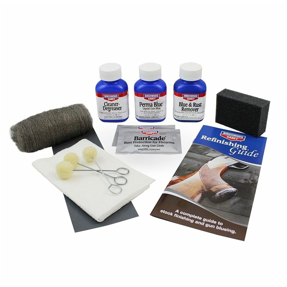 All-Inclusive Liquid Gun Blue Finishing Kit – Easy-to-Use for Gun Cleaning & Mai