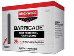 Barricade Rust Protection for metal gear by Birchwood Casey – 25 Wipes BC33025