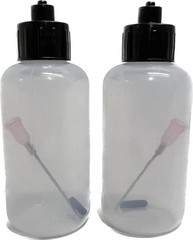 2 Pack 2 OZ Bottles with Stainless Needle Tip, Precision Tip Applicator for G…