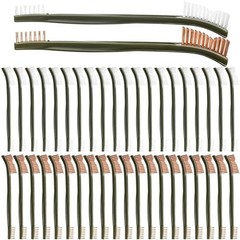 40 Pack Double-Ended Gun Cleaning Brushes Set – 7″ Nylon & Bronze, All-Purpose T