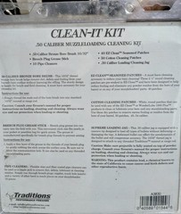 Clean-It Kit .50 Calibur Muzzleloading Cleaning Kit by Traditions Firearms