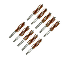 10pk Bronze Gun Cleaning Bore Brushes .38/.357/9mm Caliber Pistol