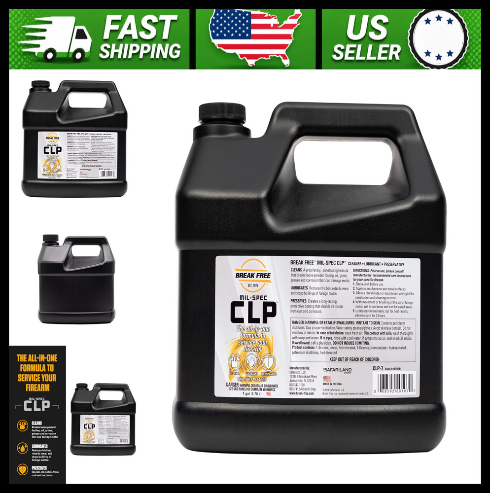 Break Free CLP Gun Cleaner Lubricant Preservative Gallon Jug 3.78 L
