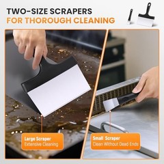 Griddle Cleaning Kit for Blackstone, Flat Top Grill Cleaning Kit Black-11 PCS