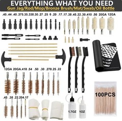 Gun Cleaning Kit, Universal Gun Cleaning Kit for All Caliber Shotgun Pistol Rifl