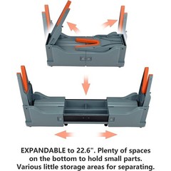 Rifle Cleaning Stand Portable Expandable Non-slip Grip Storage Includes Tools US