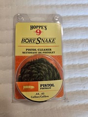Hoppe’s 9 BoreSnake Pistol Cleaner for .44/.45 Caliber NEW