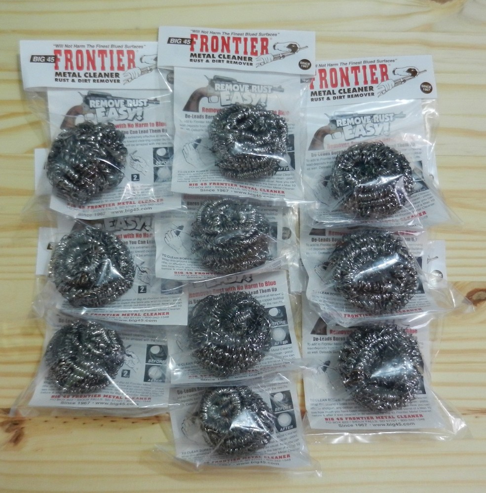 Frontier Big 45; Metal Cleaner & Rust Remover; Doesn’t Harm Bluing; 10pk; BIG-45