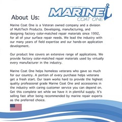 Marine Coat One Iso/Npg Premium Marine Gel Coat Repair Kit Clear Wax Offers Uv
