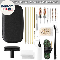 Universal Gun Cleaning Kit for .22 .223Cal 5.56Mm .22LR Rifle Pistol, Bore Chamb