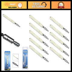Gun Cleaning Cotton Mops .22 Caliber Brushes – 10 Pack for 8-22 Threaded Barrels
