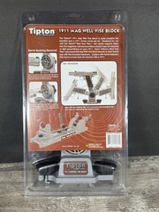 Tipton 558080 1911 Mag Well Vise Block Gun Vise Handgun Firearm Gray/Red Polymer
