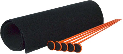 GSS RR5SKOR Small Rifle Rod Kit 5 Orange Rods .22 Cal 19″x15″