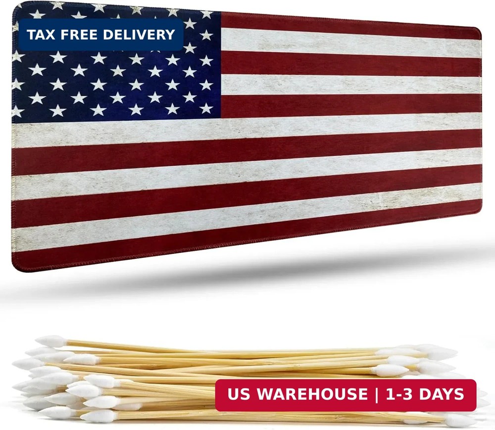 24″x12″ Pistol Cleaning Mat and 100PCS 6″ Cleaning Swabs – Cleaning Mat with Sti