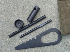 Soviet Mosin Nagant Rifle Cleaning Kit Tool Accessories Lot in Canvas Bag