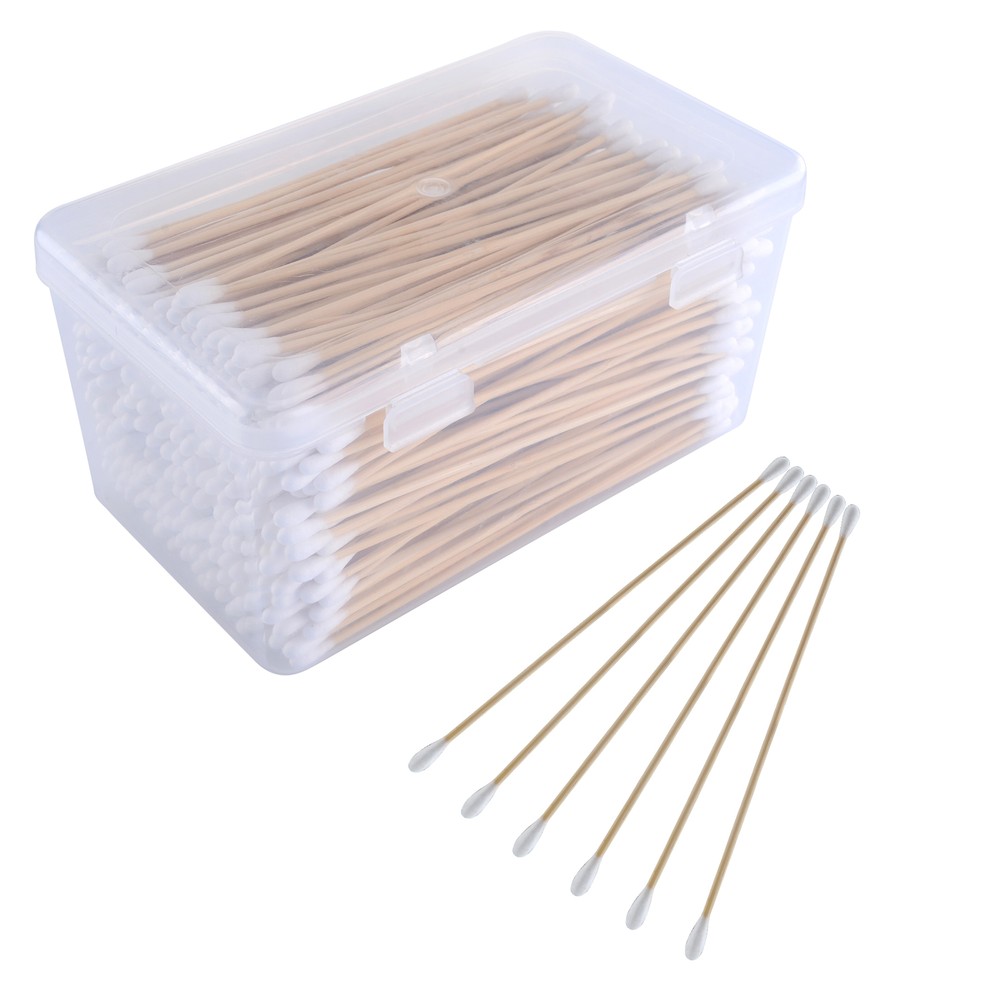400PCS Pistol Rifle Gun Cleaning Swabs .22.223 Caliber 5.56MM 6” Cotton in Case