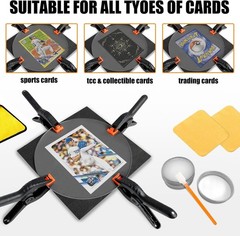 Card Care Cleaning Kit with Fixing Jig EVA Foam and Accessories for Sports and