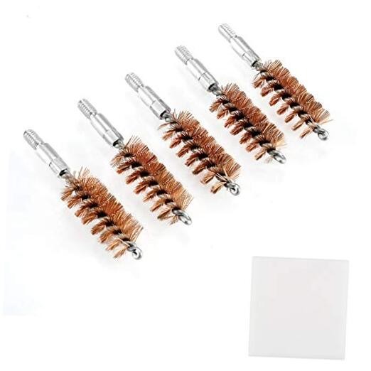 5 Pcs Phosphor Bristle Bronze Bore Gun .45 Cal (8-32 Thread) 2.2″ Length