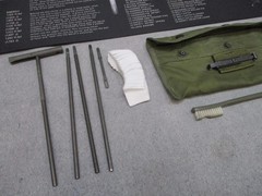 USGI 5.56/.223 Rifle Cleaning Kit Bundle w/ Tactical Cleaning Mat & CLP Oil