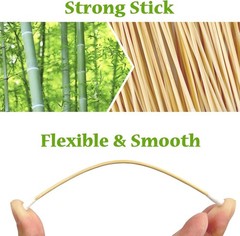400/200 ct 6 Inch Double-Ended Gun Cleaning Swabs with Bamboo Sticks – Ideal for