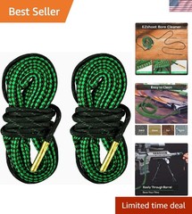 Durable 2-Piece Bore Cleaner Kit for .22, .380, 12 GA – Reusable & Effective