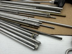 Lot 50+ Pcs Vintage Antique Gun Cleaning Rods Brass Aluminum Rifle Outers Hoppes