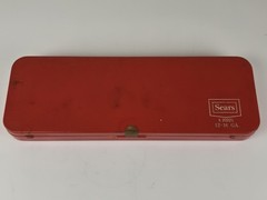 Vintage Sears Roebuck and Co. No.6 20221 12-16 GA Gun Cleaning Kit Metal Case