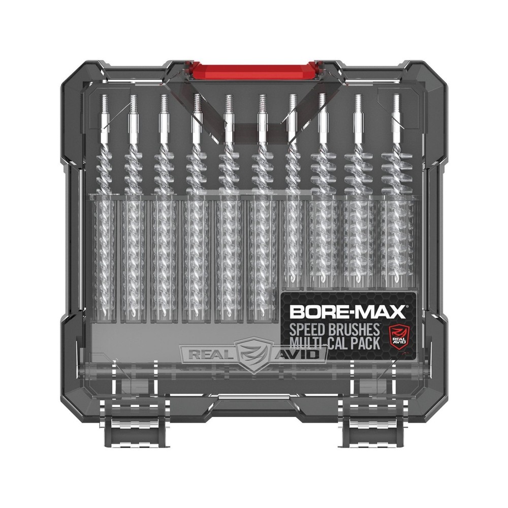 Real Avid Bore-Max Speed Brushes Multi-Cal Pack for Gun Cleaning (AVBMSBS)