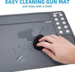36×12 Rifle Gun Cleaning Mat Magnetic Anti-Slip Rubber Tactical Maintenance Pad