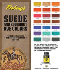 Suede Dye for Recoloring, Brightening, and Restoring Leather – Navy Blue